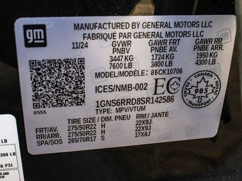 Used 2025 Chevrolet Tahoe RST w/ Comfort Package AWD/4WD image 14