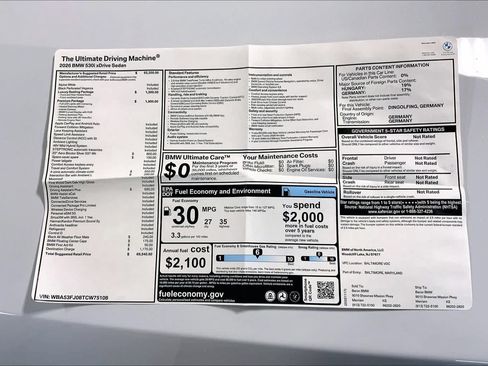 New 2026 BMW 530i xDrive w/ Premium Package AWD/4WD image 22