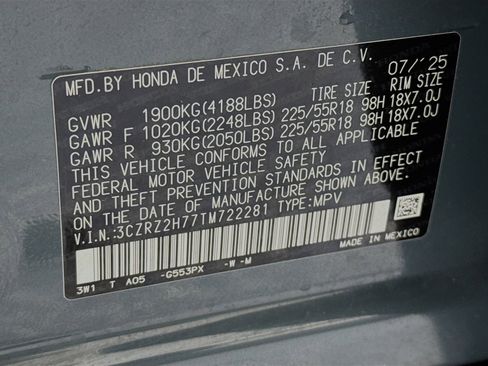 Certified 2026 Honda HR-V EX-L image 31