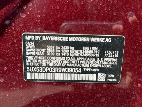 Certified 2024 BMW X3 xDrive30i w/ Premium Package AWD/4WD image 7
