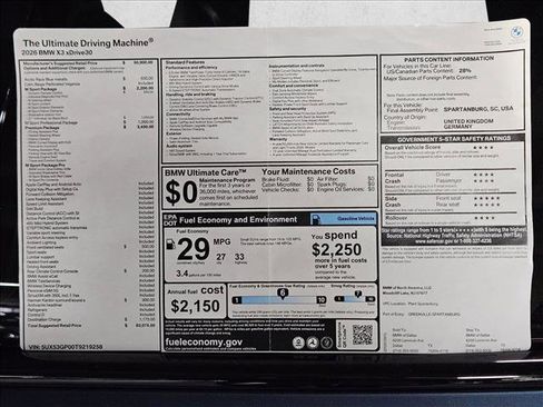 New 2026 BMW X3 xDrive30 w/ Premium Package image 17