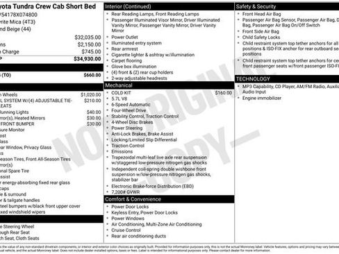 Used 2008 Toyota Tundra 4x4 CrewMax w/ Tow Pkg image 14