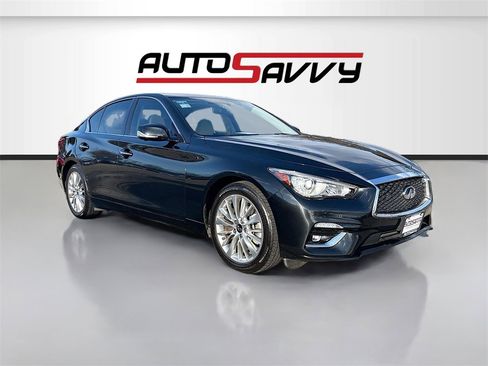 Used 2021 INFINITI Q50 Luxe w/ Seat & Sound Package image 1