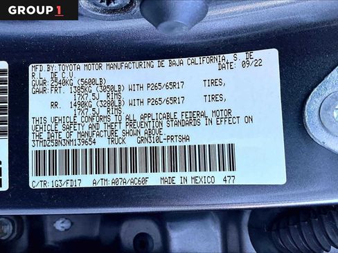 Certified 2022 Toyota Tacoma TRD Sport image 36