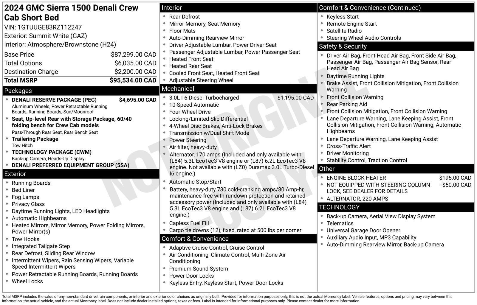 Used 2024 GMC Sierra 1500 Denali w/ Denali Reserve Package AWD/4WD image 37