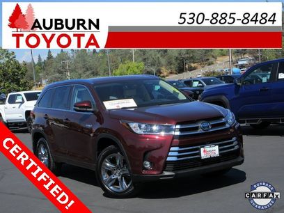 Certified 2019 Toyota Highlander Limited Platinum