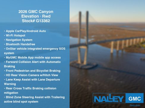 New 2026 GMC Canyon Elevation w/ Convenience Package RWD image 35