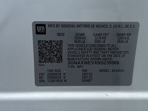 Used 2022 Chevrolet Equinox RS AWD/4WD image 33
