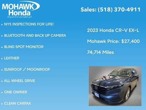 Used 2023 Honda CR-V EX-L image 7