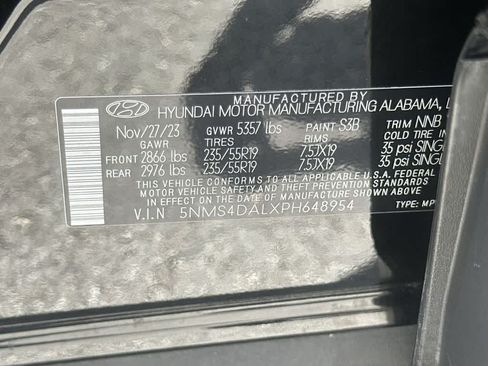 Used 2023 Hyundai Santa Fe Limited AWD/4WD image 12