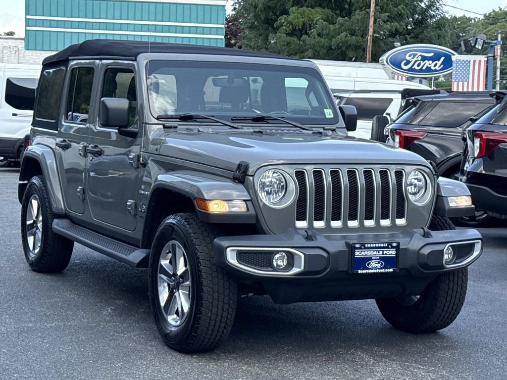 Used 2021 Jeep Wrangler Unlimited Sahara AWD/4WD image 1