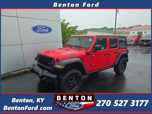 Used 2025 Jeep Wrangler Unlimited Sport S 4xe AWD/4WD image 1