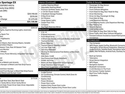 Certified 2024 Kia Sportage EX FWD image 33