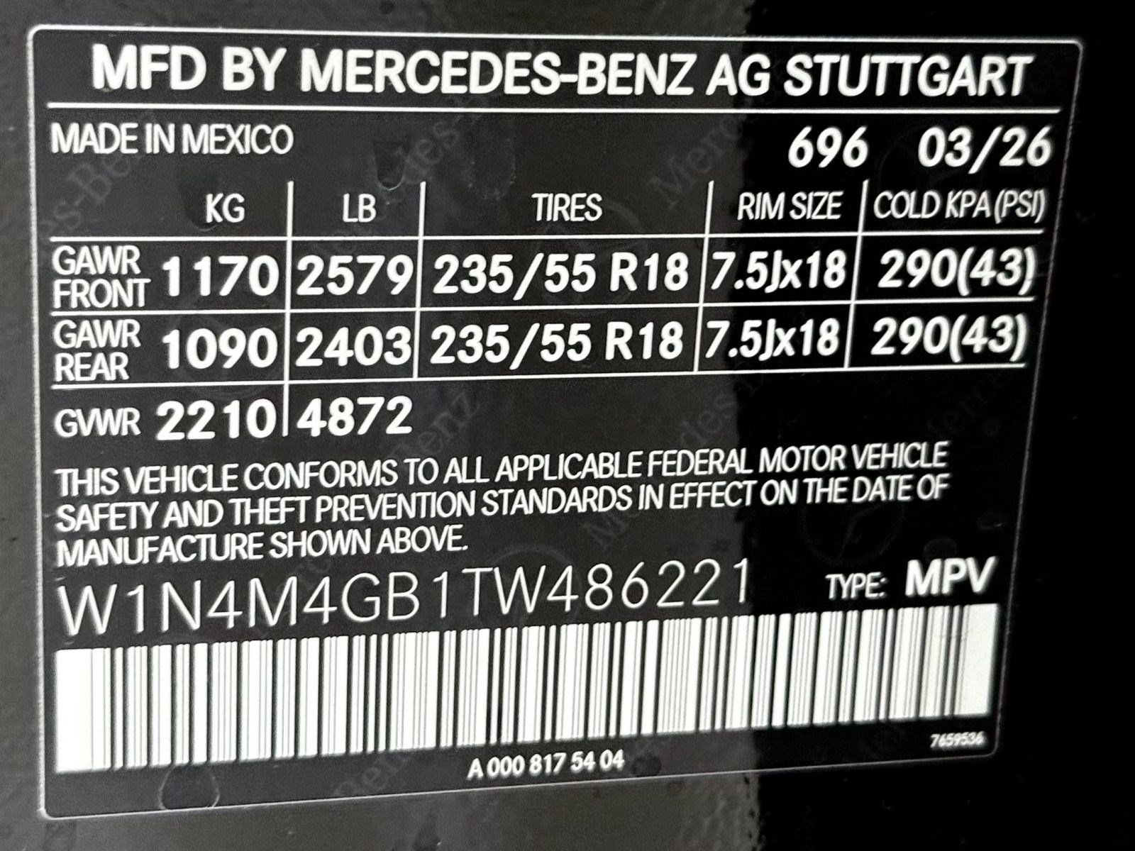 New 2026 Mercedes-Benz GLB 250 image 24