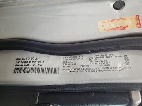 Used 2021 Jeep Grand Cherokee L Limited image 33