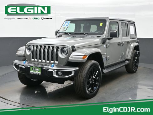 Used 2023 Jeep Wrangler Unlimited Sahara w/ Cold Weather Group AWD/4WD image 1