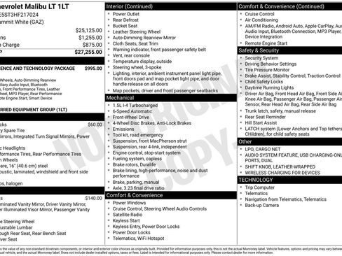Used 2017 Chevrolet Malibu LT image 8
