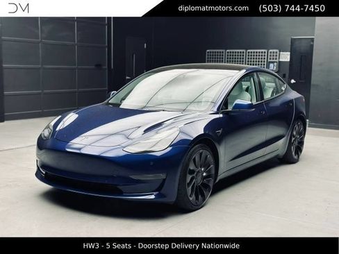 Used 2023 Tesla Model 3 Performance AWD/4WD image 1