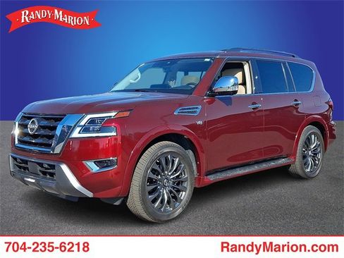Used 2022 Nissan Armada Platinum w/ Captain's Chairs Package image 1