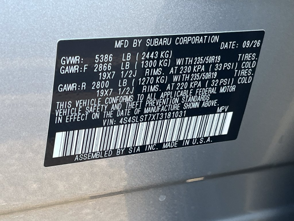 New 2026 Subaru Forester Touring AWD/4WD image 24
