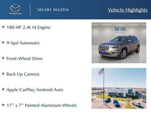 Used 2019 Jeep Cherokee Latitude w/ Popular Appearance Group image 2