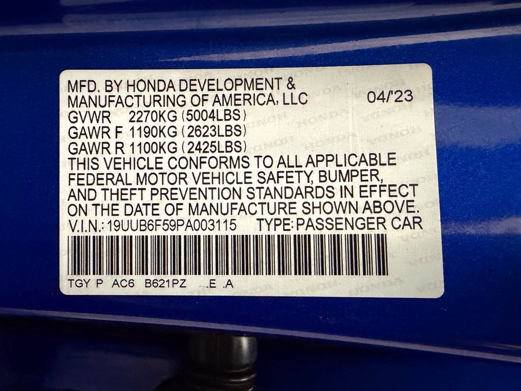 Used 2023 Acura TLX w/ A-SPEC Package AWD/4WD image 11