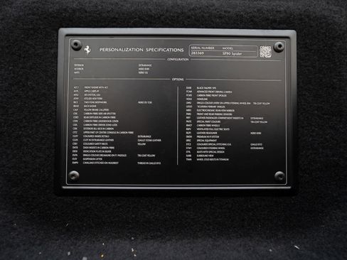 Certified 2022 Ferrari SF90 Spider image 34