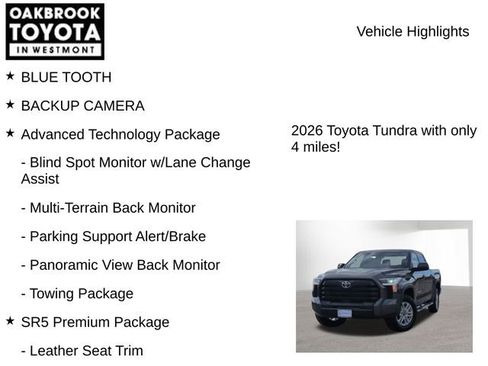 New 2026 Toyota Tundra SR5 image 7