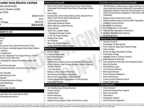 Used 2020 Hyundai Ioniq Limited image 3