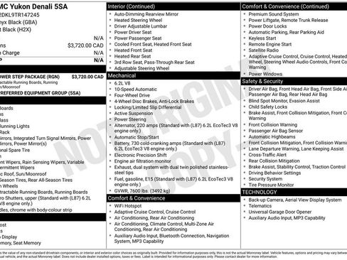 Used 2026 GMC Yukon Denali w/ Sun & Power Step Package AWD/4WD image 30