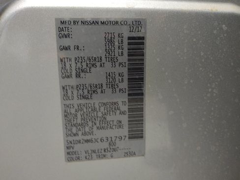 Used 2018 Nissan Pathfinder SV AWD/4WD image 33
