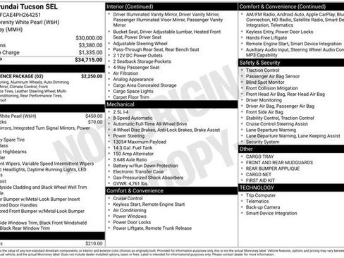 Used 2023 Hyundai Tucson SEL w/ Convenience Package AWD/4WD image 9