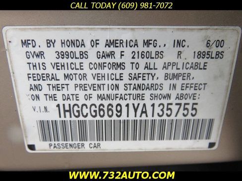 Used 2000 Honda Accord SE image 28