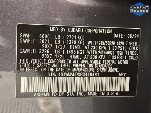 Used 2024 Subaru Ascent Limited w/ Technology Package image 28