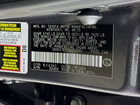 Used 2025 Lexus ES 350 w/ Premium Package FWD image 33