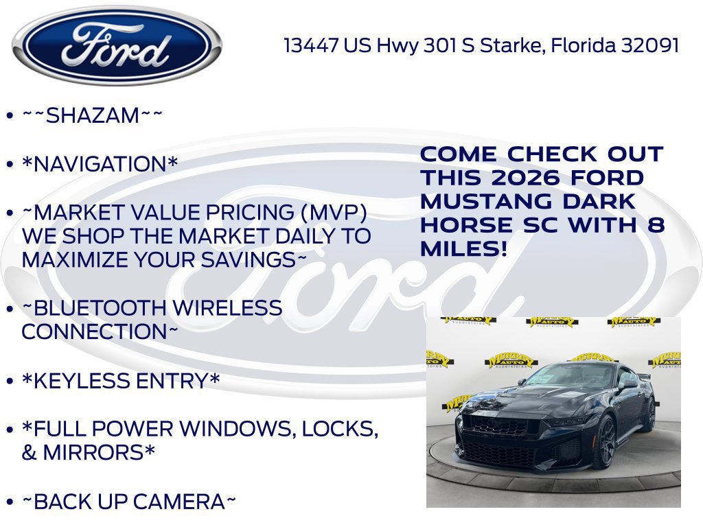 New 2026 Ford Mustang Dark Horse SC RWD image 5