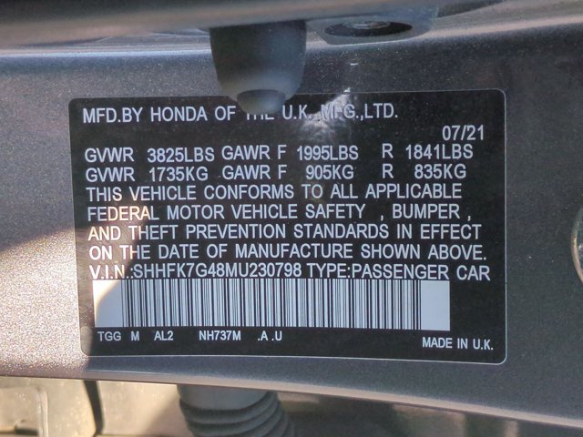 Used 2021 Honda Civic Sport image 16