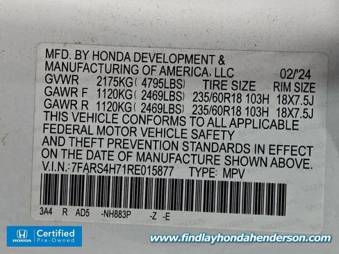 Certified 2024 Honda CR-V EX-L image 14