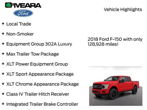 Used 2018 Ford F150 XLT w/ Equipment Group 302A Luxury AWD/4WD image 8