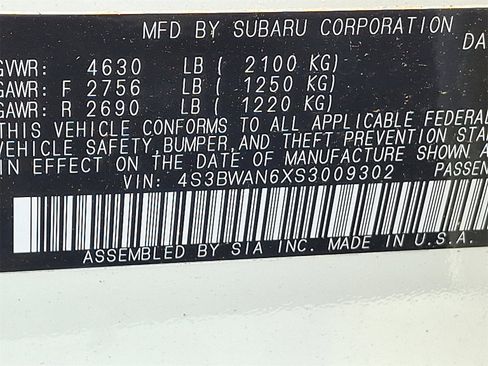 New 2025 Subaru Legacy Limited image 13