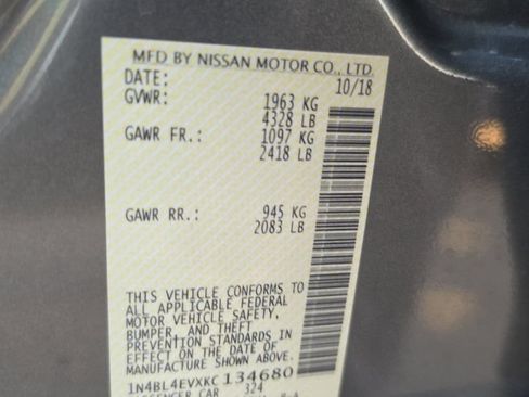 Used 2019 Nissan Altima 2.5 SL FWD image 18