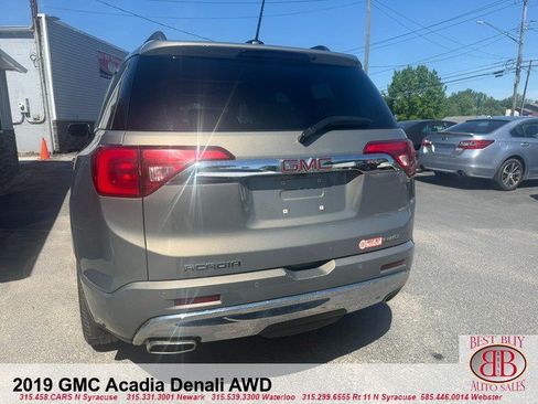 Used 2019 GMC Acadia Denali w/ LPO, Floor Liner Package AWD/4WD image 5