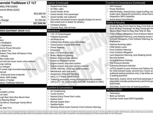 Used 2023 Chevrolet TrailBlazer LT AWD/4WD image 6