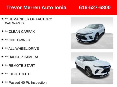 Used 2023 Chevrolet Blazer LT w/ Driver Confidence Package AWD/4WD image 7