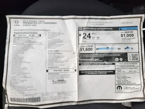 Used 2019 RAM ProMaster City Tradesman image 27