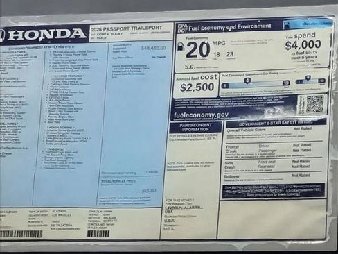 New 2026 Honda Passport TrailSport image 18