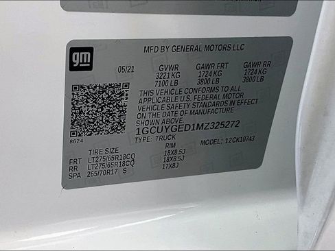 Used 2021 Chevrolet Silverado 1500 LTZ w/ Technology Package image 31