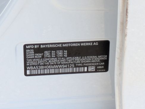Used 2021 BMW 530i w/ Convenience Package RWD image 31