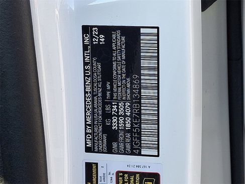 Certified 2024 Mercedes-Benz GLS 450 4MATIC w/ AMG Line Exterior image 23