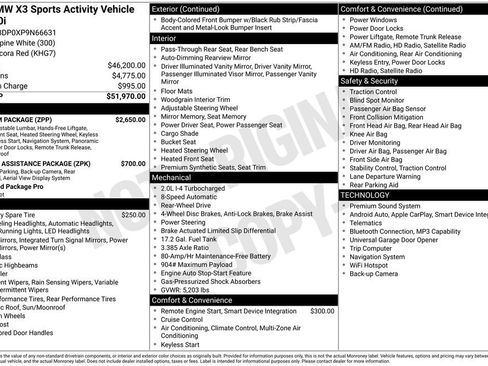 Used 2023 BMW X3 sDrive30i w/ Premium Package RWD image 39